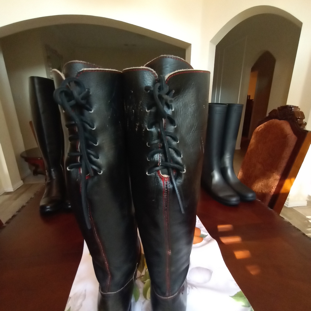 LEATHER RIDING BOOTS - Picture 2 of 10
